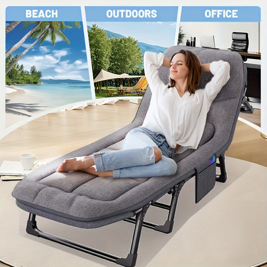 Adjustable Portable Folding Bed | Compact Guest & Travel Sleep Solution