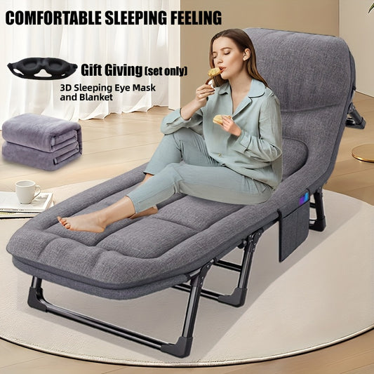 Adjustable Portable Folding Bed | Compact Guest & Travel Sleep Solution