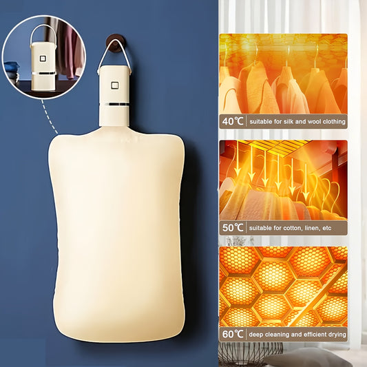 Mini Dryer with Timer | Portable Compact Clothes Dryer for Apartments & Travel