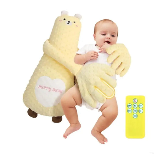 Baby sleep companion - soothing plush with soft tapping and 52 relaxing music
