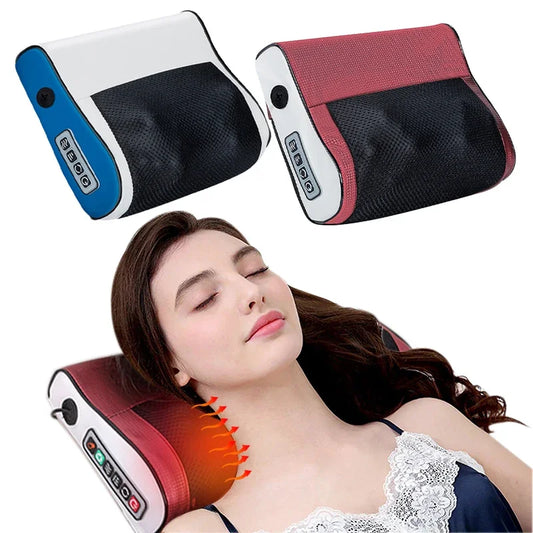 Multifunction masseur for neck and shoulders - adjustable kneading massage device