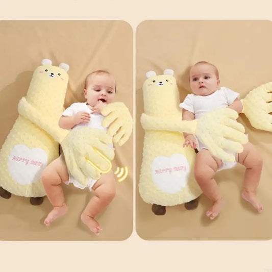 Baby sleep companion - soothing plush with soft tapping and 52 relaxing music